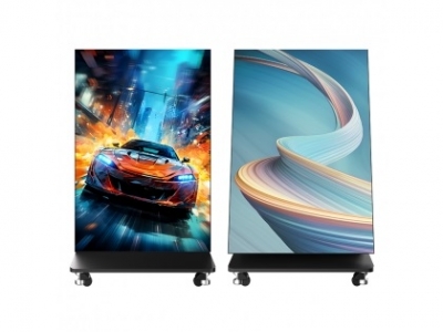 LED折叠海报屏：商业展示的新宠儿